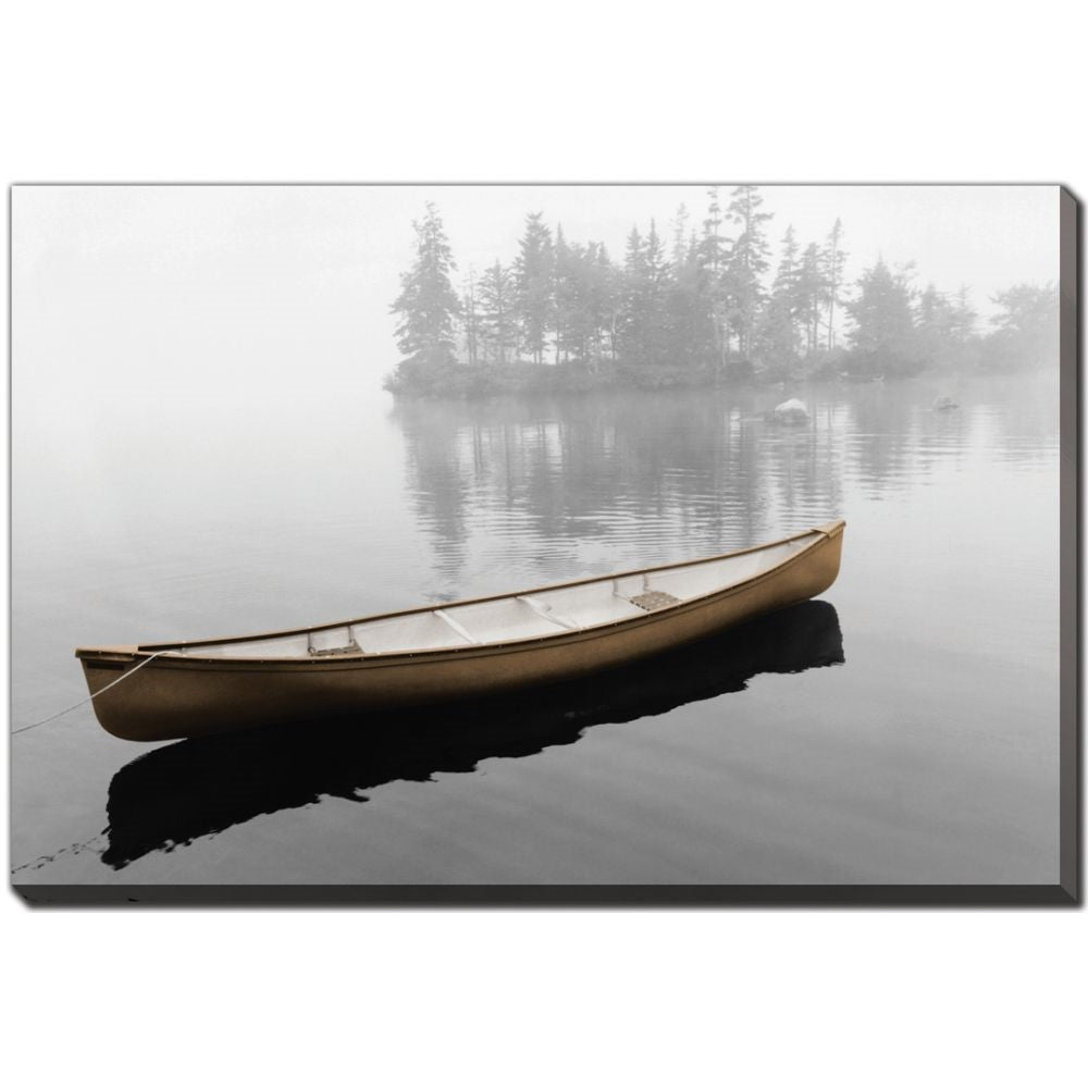 Canot solitaire ( Lone Canoe)